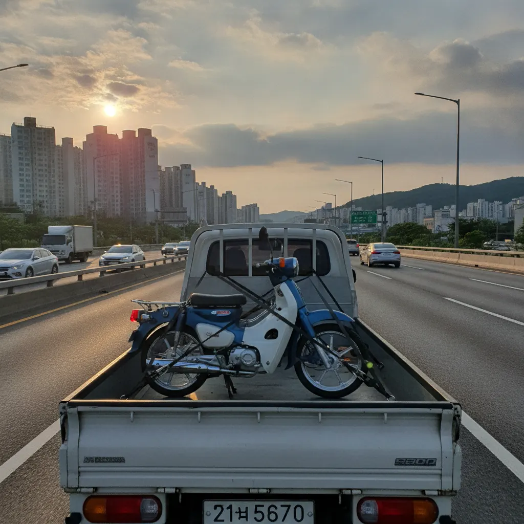 슈퍼커브110 탁송, 서울 강동에서 춘천까지 안전하게