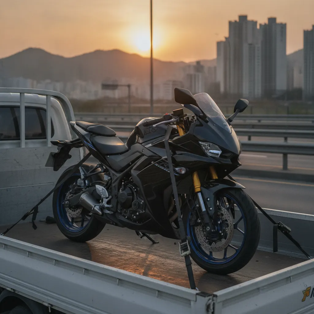 YZF-R3 탁송, 인천에서 전주까지 안전하게 실어드린 날